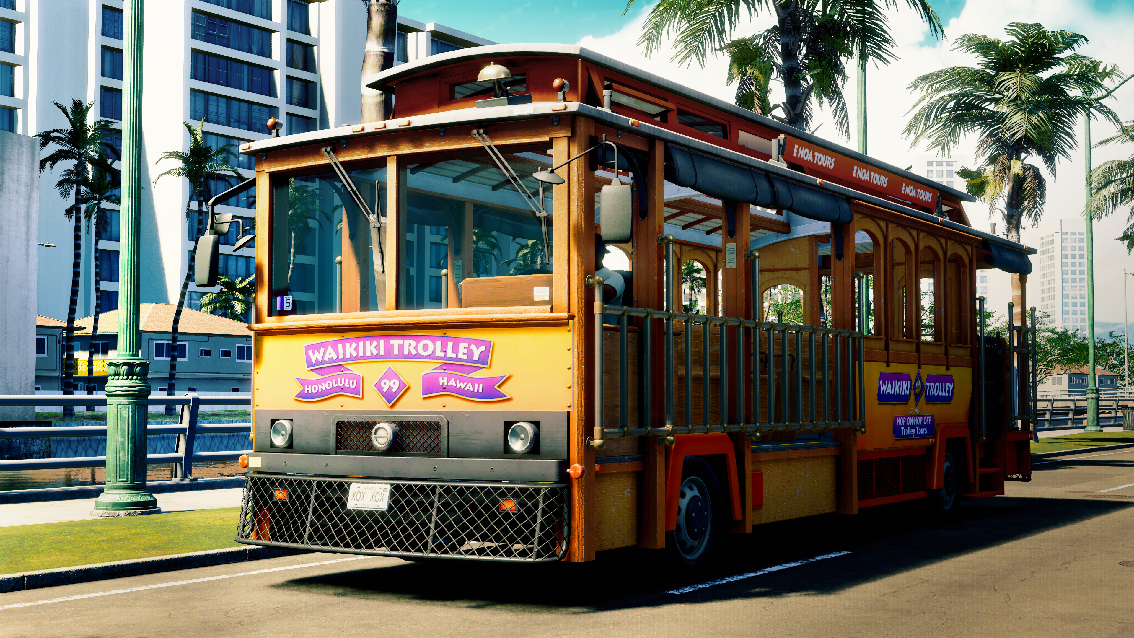 龍が如く8外伝 Pirates in Hawaii』×「ワイキキトロリー」のコラボ